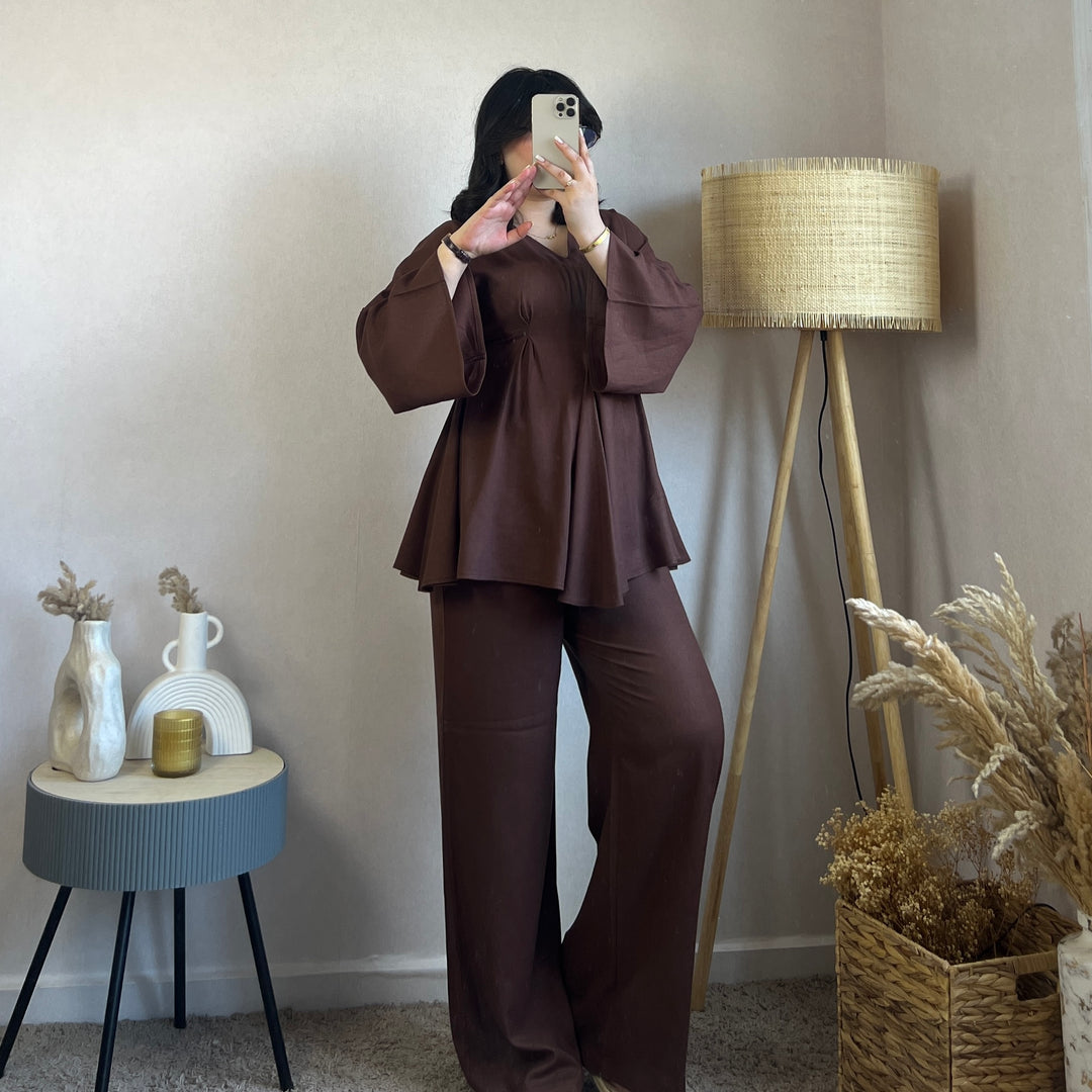 Linen Fluffy Set