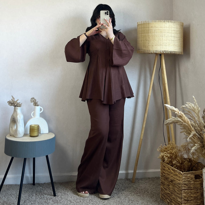 Linen Fluffy Set