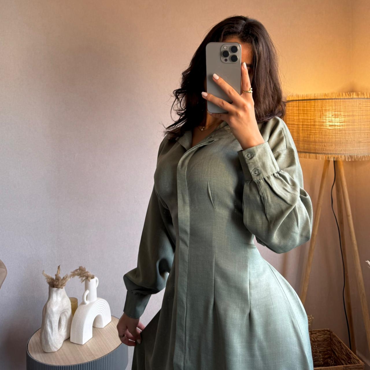 Robe Elegance en Lin