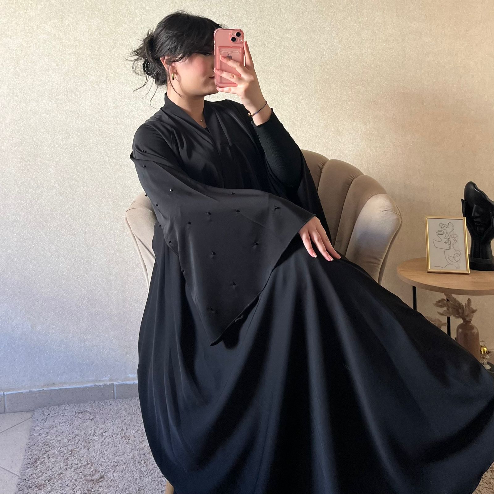 Abaya Perles
